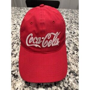 Coca Cola Classic Red Hat Adjustable Cap Soda